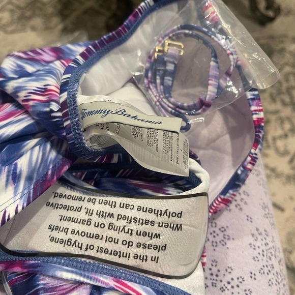 Tommy Bahama Women's Mirage Bandeau Tie Dye One-Piece Swimsuit Size 4 NWOT - Picture 7 of 9